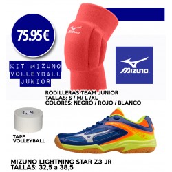 Kit Voleibol Mizuno Junior / Oferta Especial Enero 2018
